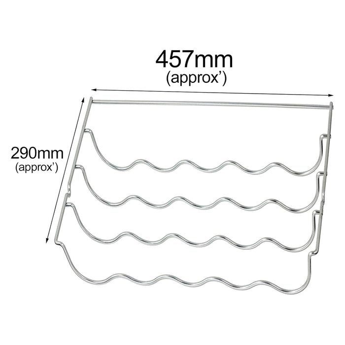 Wine Bottle Rack Shelf Insert compatible with Ignis Fridge (457 x 290 x 70mm)