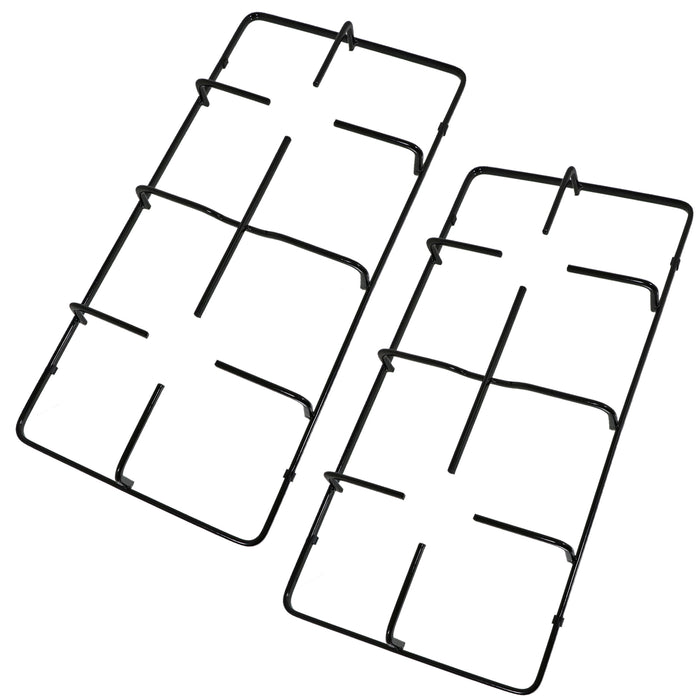 Hob Pan Support Gas Cooker Burner Grate Stand 475mm x 230mm Universal x 2
