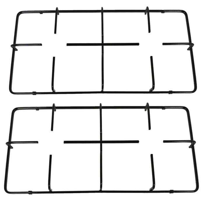 Hob Pan Support Gas Cooker Burner Grate Stand 475mm x 230mm Universal x 2