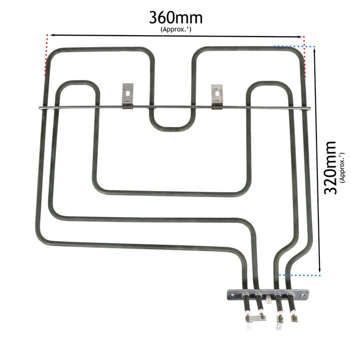 Heating Element for Flavel Oven Grill 2200w 230v FTCC60S FTCC60W