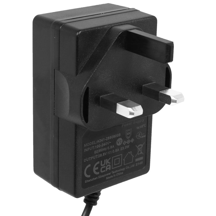 Battery Charger for Shark IF130 IF130UK IF130UKTH DuoClean TruePet Vacuum Cleaner (28.8V)