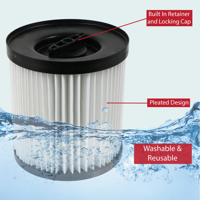 Titan Filter TTB774VAC TTB775VAC TTB776VAC TTB777VAC 16L 20L 30L 40L Wet & Dry Vacuum Cleaner 791KH