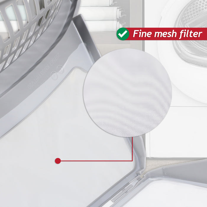 Beko Tumble Dryer Filter Lint Fluff Mesh Screen Cage (2975680300)