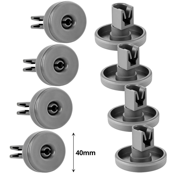 Basket Wheels for AEG Electrolux Zanussi Dishwasher Lower Runner Wheel 40mm x 8