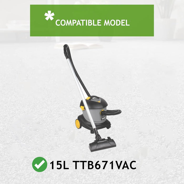 Dust Bags for Titan TTB671VAC 800W 15Ltr Dry Vacuum Cleaner x 20 Bag + Fresheners