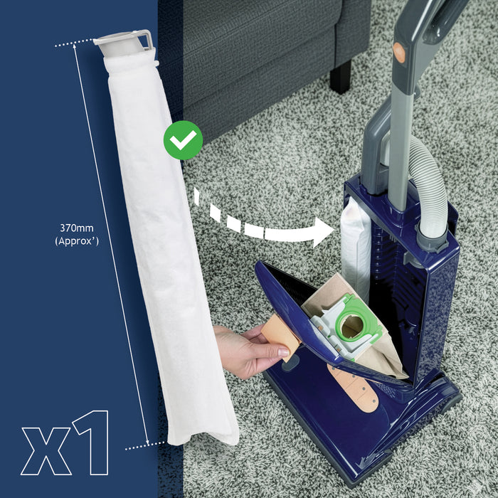 Roller Brush Brushroll Bar + 10 Dust Bags & Filter Service Kit for Sebo X1 X1.1 X4 X5 Extra Vacuum Cleaners