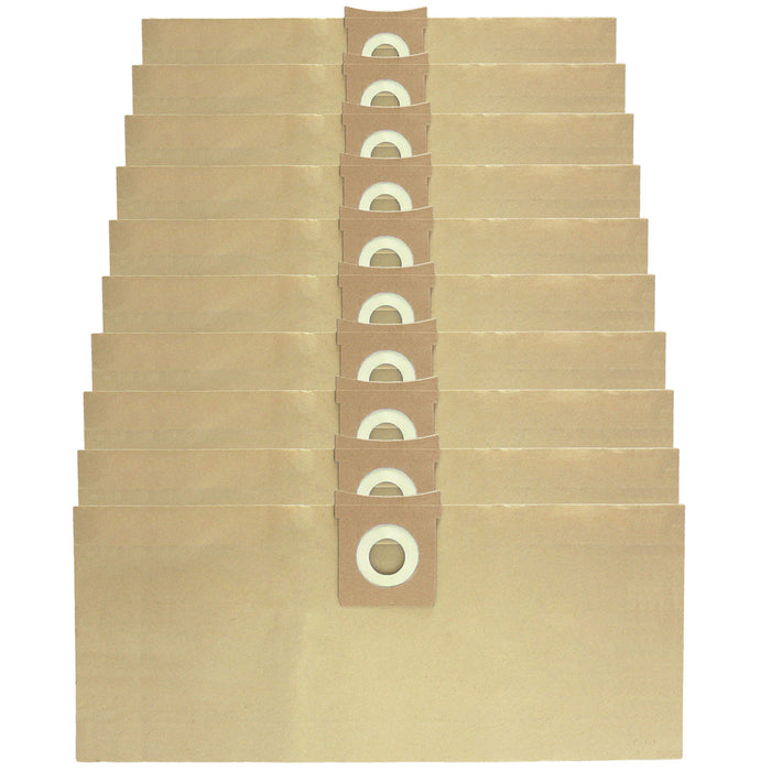 Dust Bags for Titan Wet & Dry 16L 20L 30L 40L TTB350 TTB351VAC TTB430VAC TTB775VAC TTB776VAC TTB777VAC TTB431VAC Vacuum (Pack of 10)
