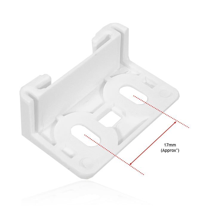 Door Plastic Mounting Bracket Fixing Slide Kit for Electrolux Integrated Fridge & Freezer