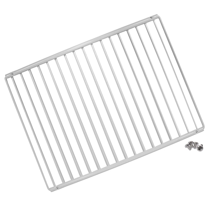 Fridge Shelf for DOMETIC Refrigerator Freezer Adjustable White Plastic Coated Extendable Arms (Large, 425mm - 670mm x 320mm)