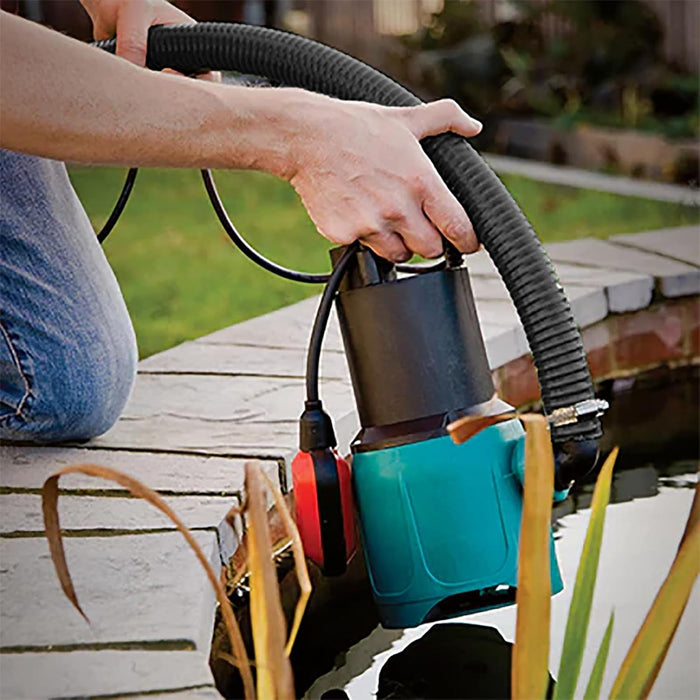 Corrugated Flexible Garden Fish Pond Marine Boat Hose Tube Pipe + 2 Clamp Clips (5m Length x 32mm Diameter)