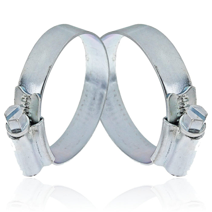 Corrugated Flexible Garden Fish Pond Marine Boat Hose Tube Pipe + 2 Clamp Clips (5m Length x 32mm Diameter)
