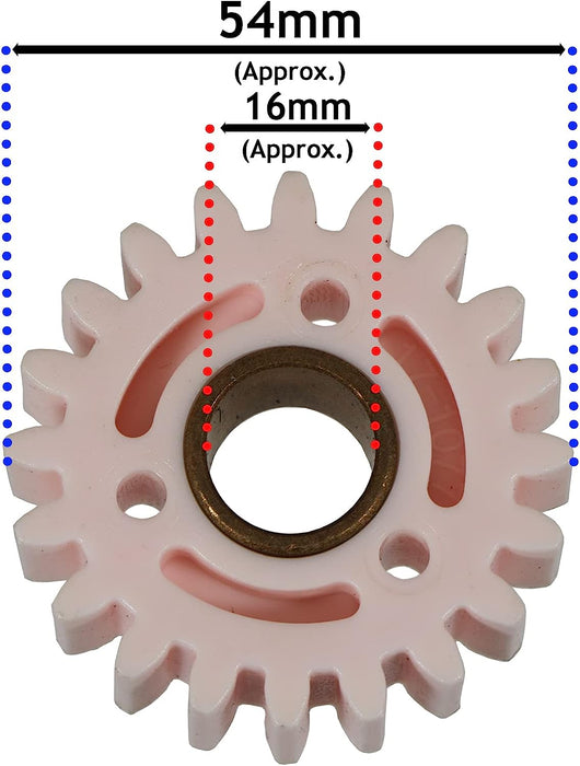 Toothed Small Pink Gear for Qualcast Classic Petrol 35S 43S Lawnmower