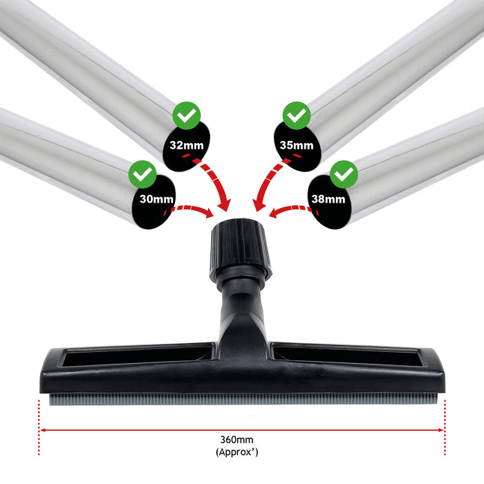 Squeegee Floor Nozzle Wet Pick Up Tool for Titan Vacuum Cleaner 30mm - 38mm