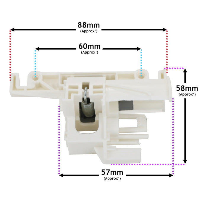 Door Lock Mechanism Unit For Kenwood Dishwasher KDWA/128ELS Interlock Latch