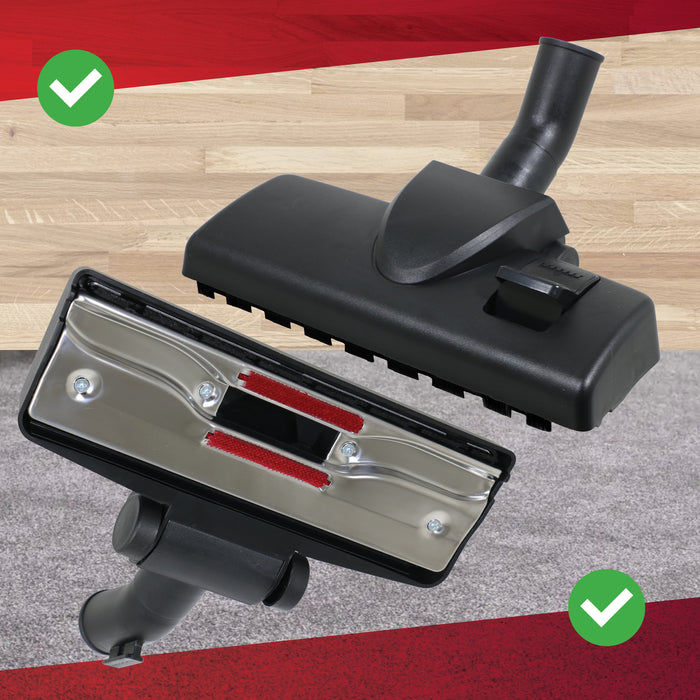 Carpet & Hard Floor Brush for TTB775VAC TTB776VAC TTB777VAC 20L 30L 40L Vacuum Cleaner Wheeled Tool 35mm