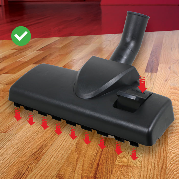 Universal Carpet & Hard Floor Brush for Vacuum Cleaner Wheeled Tool 35mm