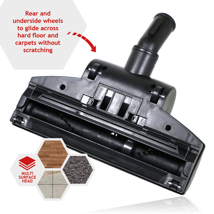 Turbo Beater Bar Brush Head Tool Compatible with Morphy Richards Vacuum Cleaners (32mm)