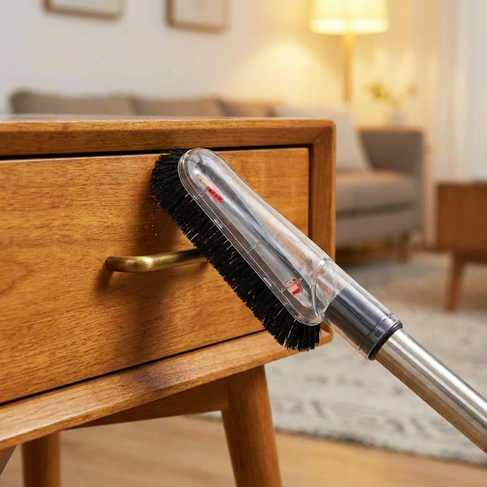 Soft Dusting Brush for Nilfisk Vacuum Cleaner + 32mm to 35mm Connection Adapter