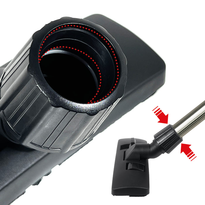 Dual Pedal Floor Brush Tool for Numatic Henry Hetty Vacuum Cleaner 32mm