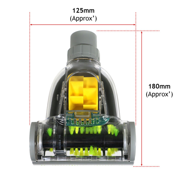 Vacuum Cleaner Mini Turbo Brush Pet Hair Removal Floor Tool for Numatic Henry (32mm)