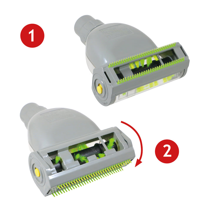 Vacuum Cleaner Mini Turbo Brush Pet Hair Removal Tool for Vytronix BGGC01 CYL01 PET01 VTBC01 (32mm)