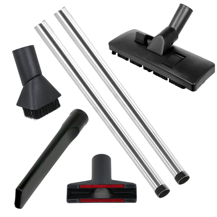 Chrome Extension Rod Tool Kit for Parkside Vacuum Cleaners (32mm)