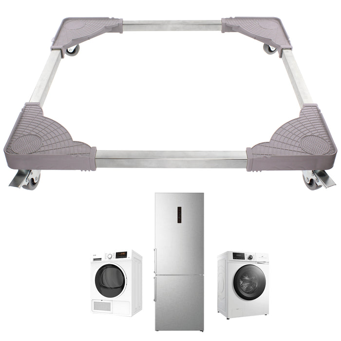 Universal Appliance Wheels Adjustable Fridge Freezer Trolley (100KG Load, Pack of 2)