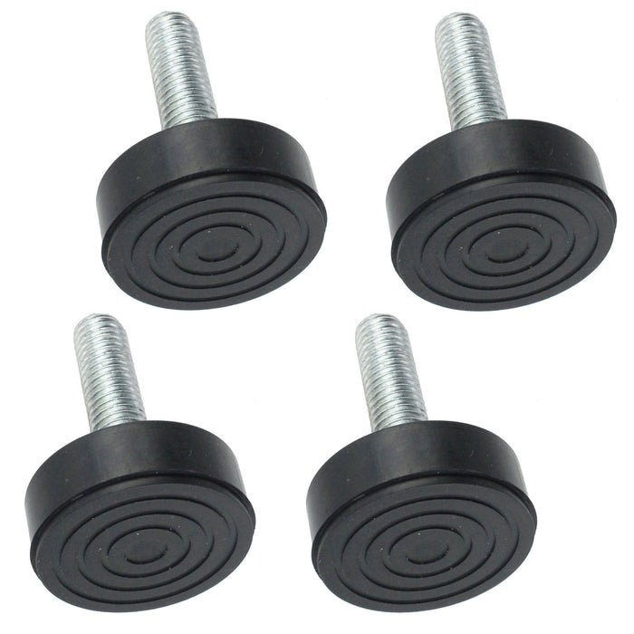 Universal Washing Machine Adjustable Screw in Foot (10mm Thread) 4 x Feet