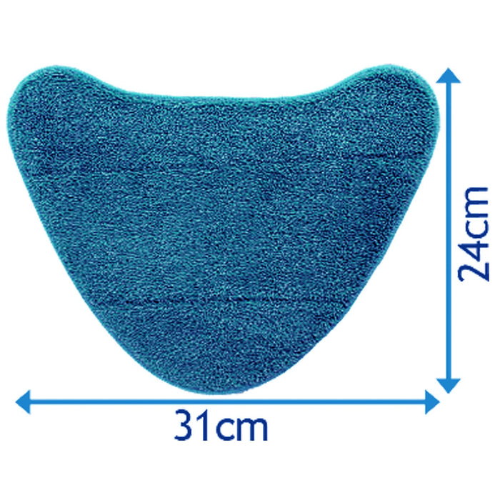 Microfibre Cleaning Pads for Holme HDSM4001 ADSM4001 Steam Cleaner Mops (Pack of 2)