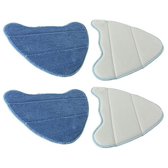 Microfibre Cleaning Pads for Vax S86-SF-B S86-SF-C S86-SF-P S86-SF-T Steam Cleaner Mops (Pack of 4)