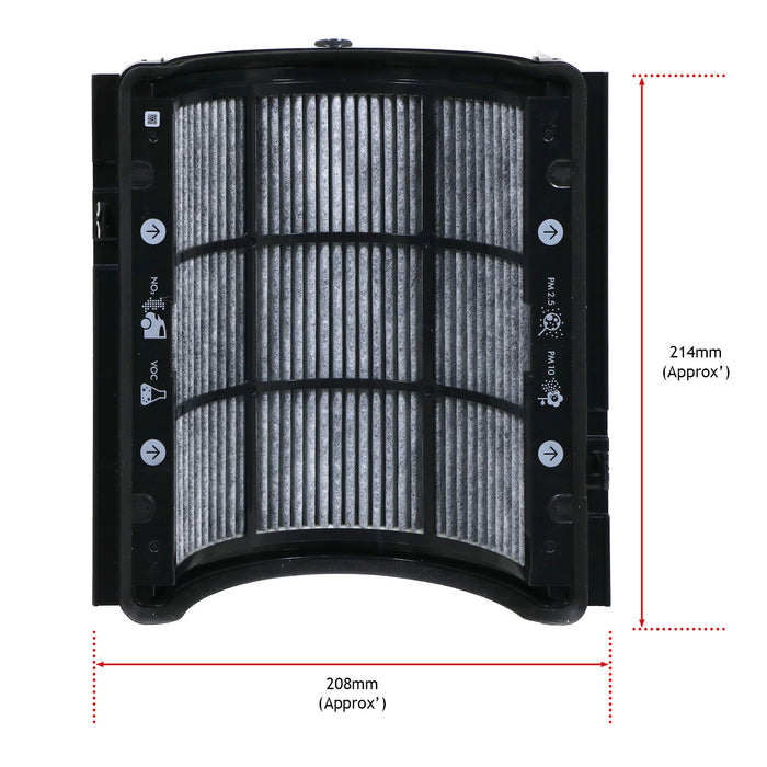 Dyson DP04 HP04 TP04 Pure Cool Purifier Fan Glass Hepa & Activated Carbon Filter 969048-02 966432-01