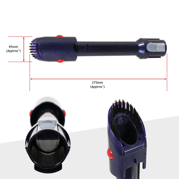 SPARES2GO Crevice Tool Blue For Dyson Gen5detect In Built 973166-02 Absolute SV23 SV24