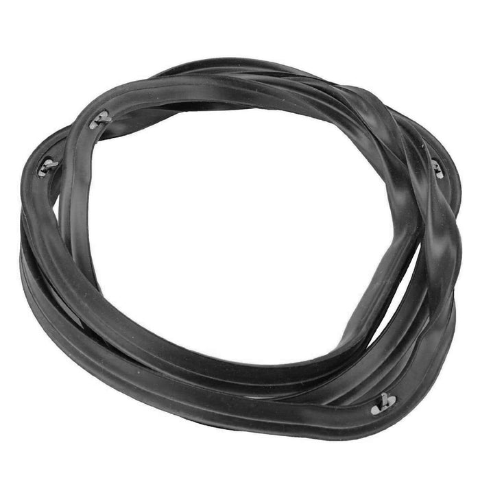 Main Rubber Door Seal with Corner Fixing Clips for Indesit Oven Cookers (445mm x 350mm)