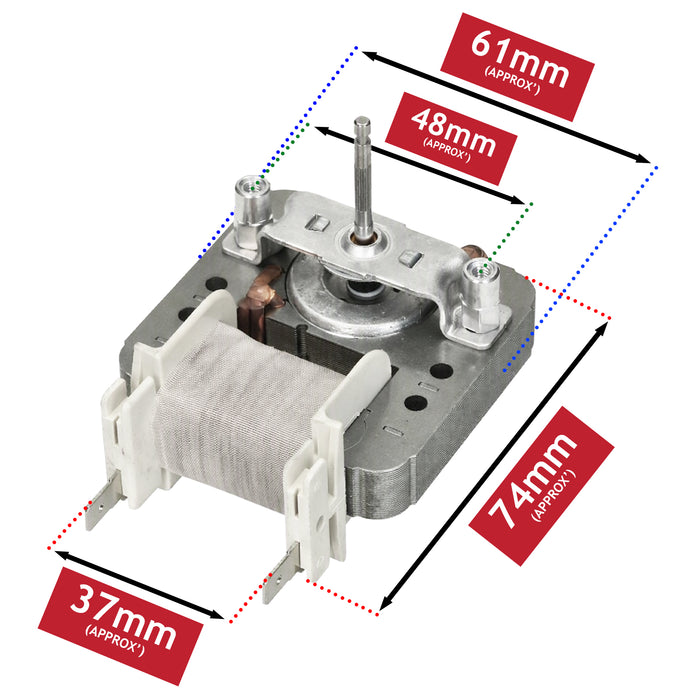 Cooling Fan Motor for Hotpoint H6V5KMX/UK INDESIT I6G3PMS I6G3PMW/UK Oven 13w