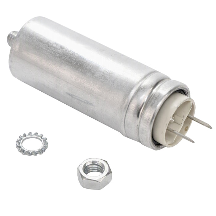 Capacitor Tumble Dryer Washer 8UF Microfarad Metal Case Motor Start Run