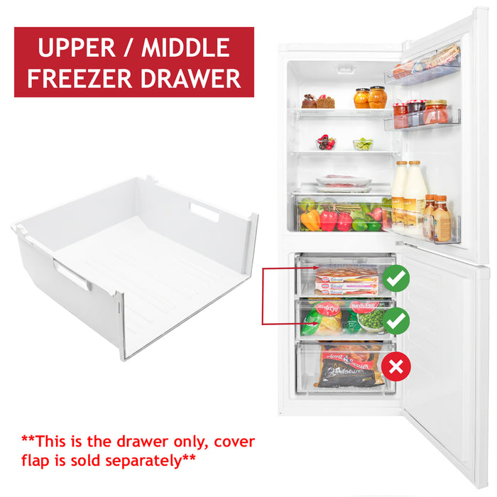 Beko Upper Middle Freezer Drawer Box Container CNA RCNA RCSA RFNA 4638940100