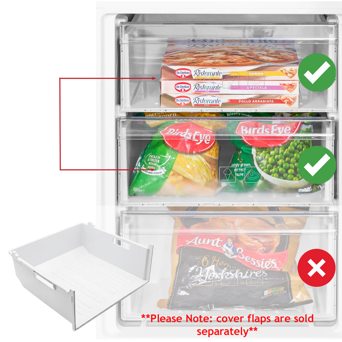 Beko Upper Middle Freezer Drawer Box Container CNA RCNA RCSA RFNA 4638940100