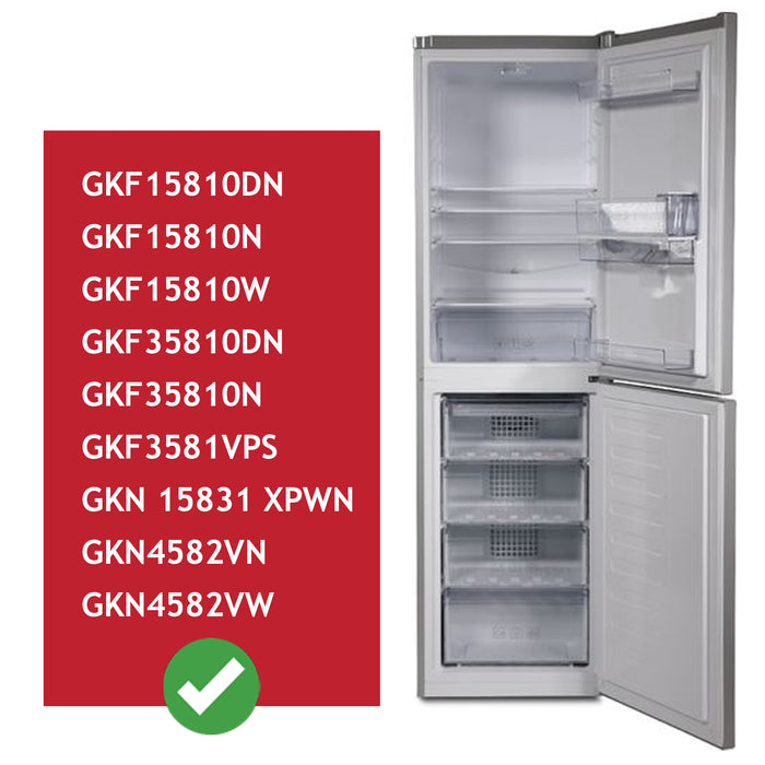 Grundig Upper Middle Freezer Drawer Box Container GKF15810 GKF35810 4638950100