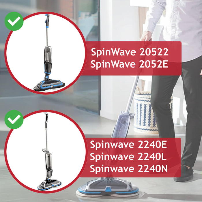 Left Hand Spinner Rotating Disc For Bissell SpinWave Hard Floor Cleaner Mop 1611579