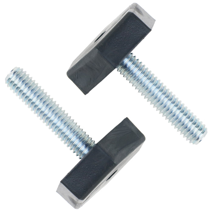 Universal Fridge Freezer Adjustable Screw in Foot Leg M6 6mm (Pack of 2)