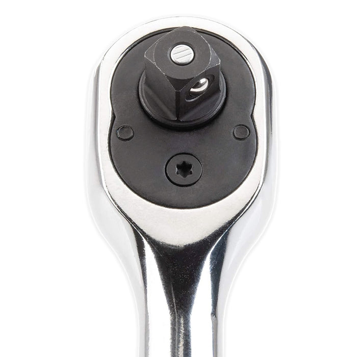 1/2" Socket Ratchet Square Drive 100 Teeth Quick Release Reversible Chrome Vanadium Steel Tool