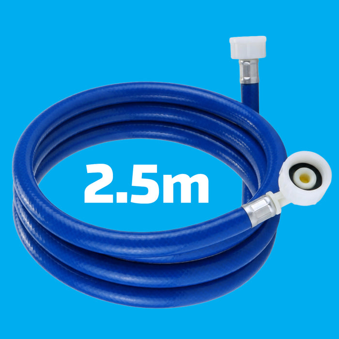 Cold Water Fill Inlet Pipe Hose compatible with Whirlpool Washing Machine (Long 2.5m)