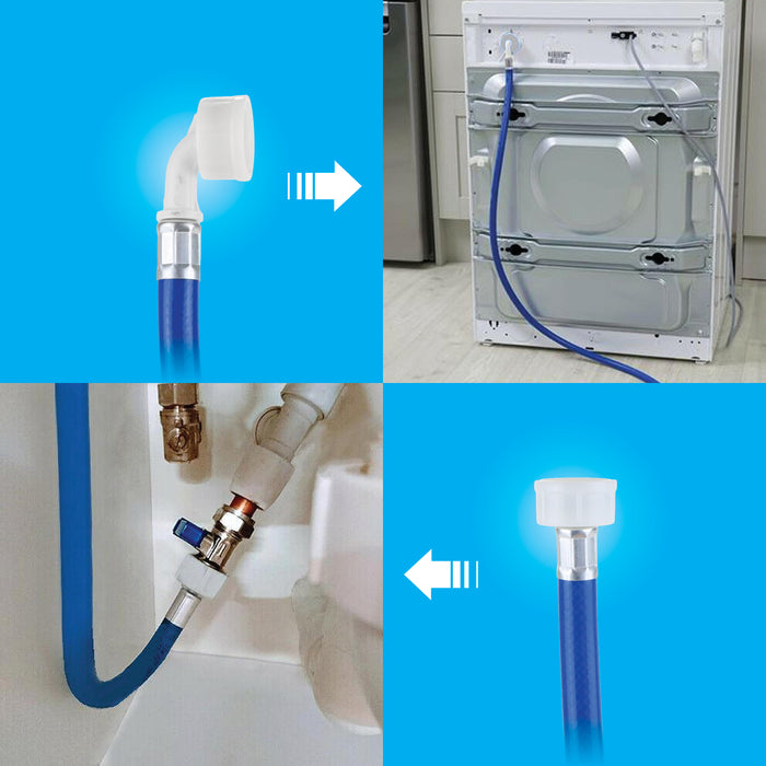 Cold Water Fill Inlet Pipe Hose compatible with Caple Washing Machine (Long 2.5m)
