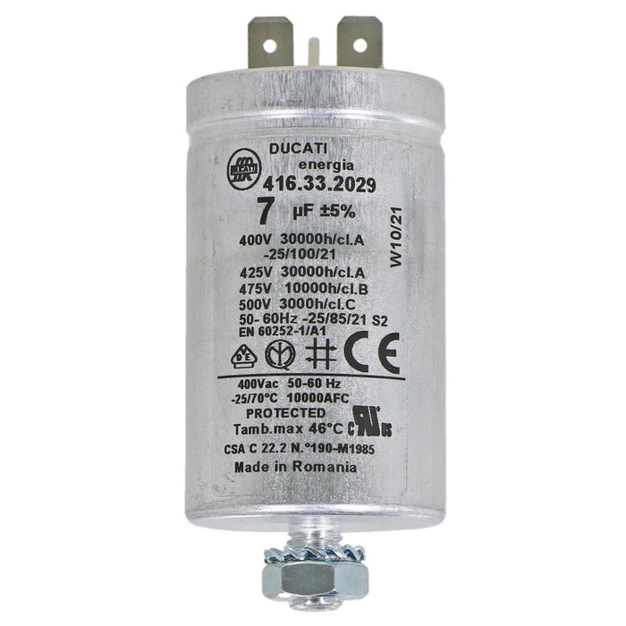 Hotpoint Genuine 7uF Tumble Dryer Capacitor CTD00 VTD00 VTD20 CTD40 CTD80 TVM560
