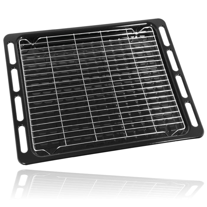 Oven Grill Tray Crisper Shelf For Hotpoint Full Width Bottom Drip Base Pan Rack 476mm x 374mm