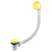 Clicker Bath Waste Plug Combination Click Clack Sprung Pop Up Overflow (Gold, 40mm / 1.5" BSP)