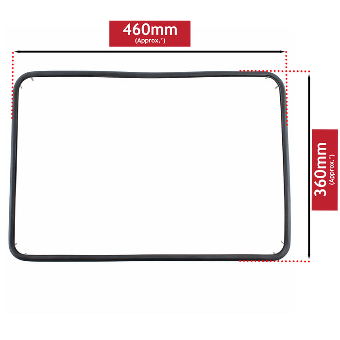 Oven Door Seal for Lamona LAM3200 LAM3204 LAM3401 Corner Clips 360 x 460 mm
