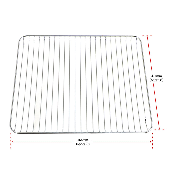 Zanussi Oven Grill Shelf 466 x 385 mm ZOP ZOB ZOH ZOC ZKC ZOK ZKG ZKK