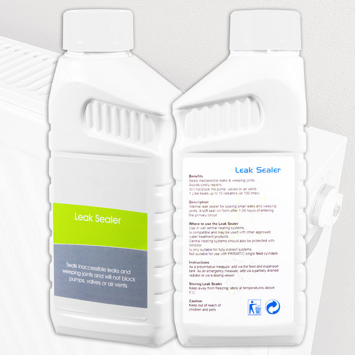 Central Heating Leak Sealer Concentrate Radiator Boiler Pipe Seal Liquid (500ml Bottle)