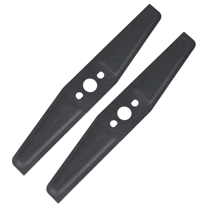 Metal Blade for Flymo Hover Vac Turbo Lite 250 Lawnmower (25cm, Pack of 2)